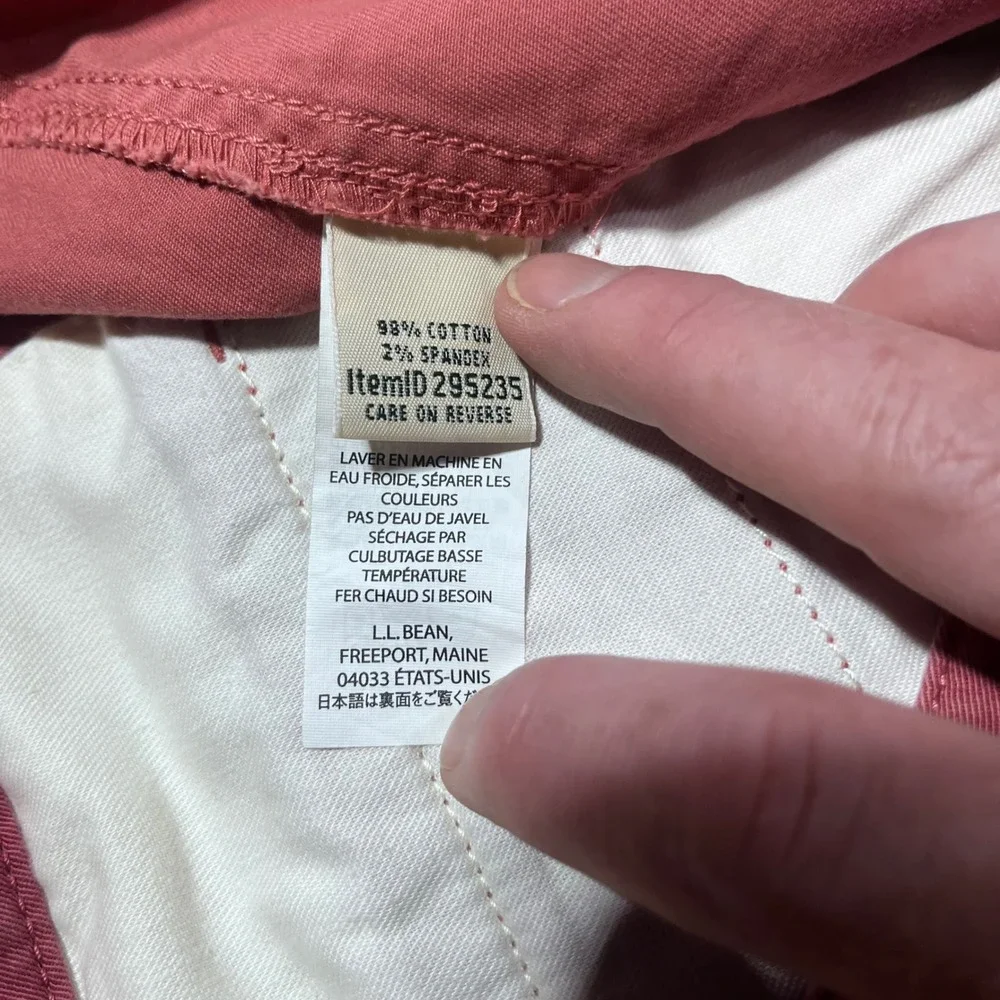 LL Bean Favorite Fit Cargo Skirt Womens 18 Cotton Skirt Outdoors Camping‎ Hiking